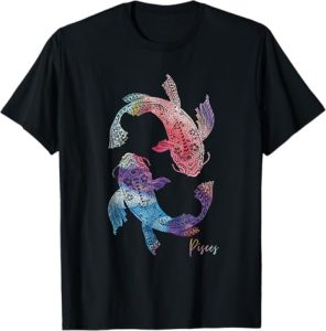 Astrology Zodiac Sign Tees - Pisces T-Shirt for men