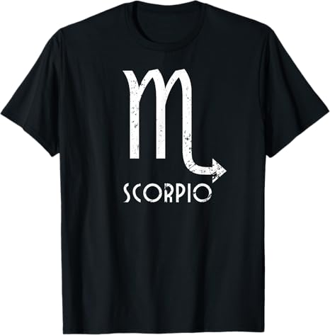 Scorpio Zodiac Sign October November Birthday Gift T-Shirt - Scorpio Products for men