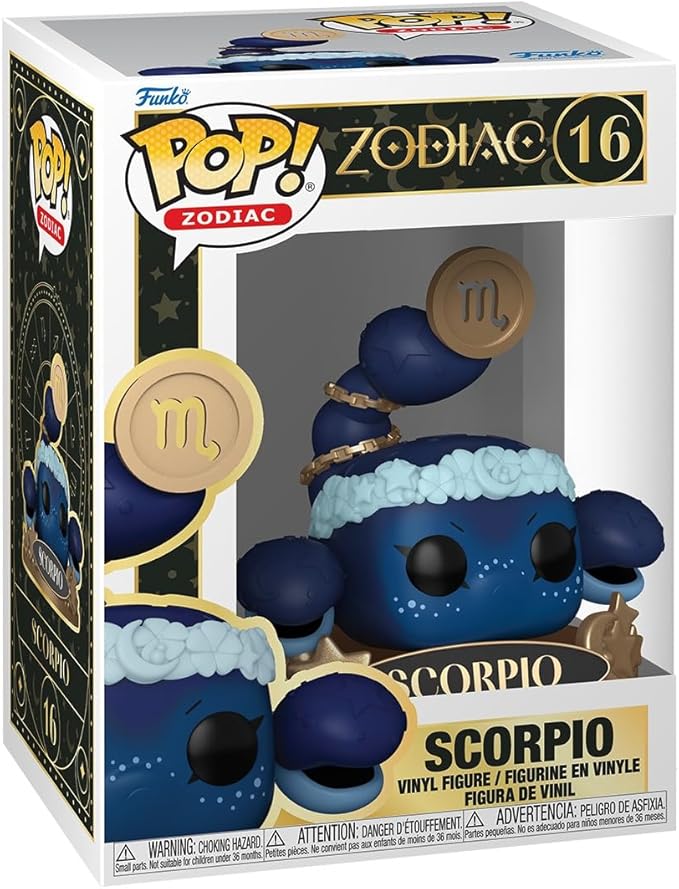 Funko Pop! Zodiac: Scorpio Collectable Vinyl Figure - Gift Idea - Official Merchandise - Toys for Kids & Adults Fans - Model Figure for Collectors and Display - Scorpio Products for men