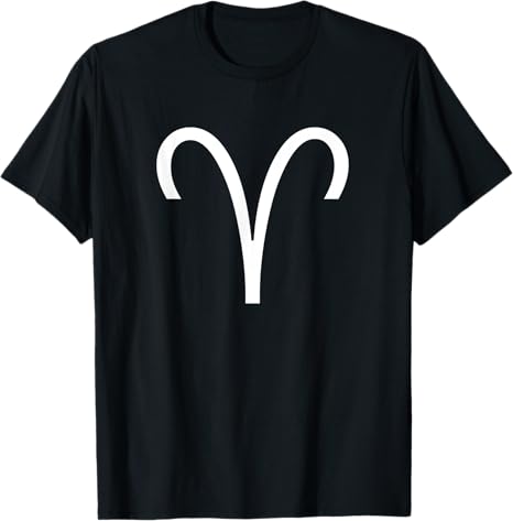 Aries Zodiac Symbol T-Shirt - Aries T-Shirt for men