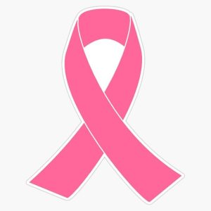 Breast Cancer Awareness Logo Vinyl Waterproof Sticker Decal Car Laptop Wall Window Bumper Sticker 5" - Cancer Car Accessories for men