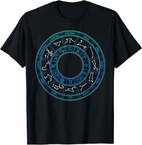 Zodiac Signs Astrology Horoscope Lover Astrological Symbols T-Shirt - Aries T-Shirt for men