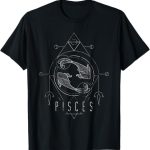Astrology Zodiac Sign Tees - Pisces T-Shirt for men