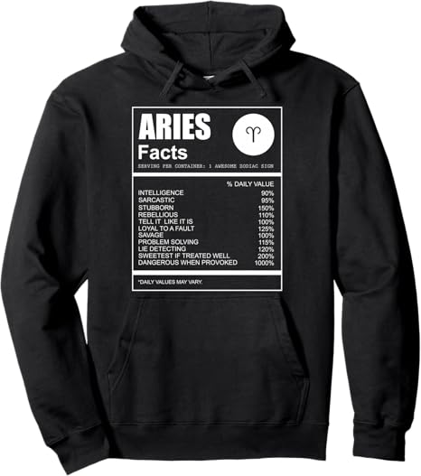 Astrology Lover Gift Aries Zodiac Sign Aries Pullover Hoodie - Aries Hoodie for men