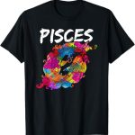 Zodiac Sign Astrology Birthday Gift Idea - Pisces T-Shirt for men
