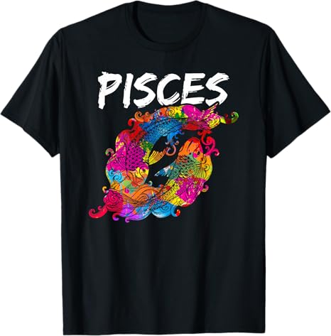 Zodiac Sign Astrology Birthday Gift Idea - Pisces T-Shirt for men