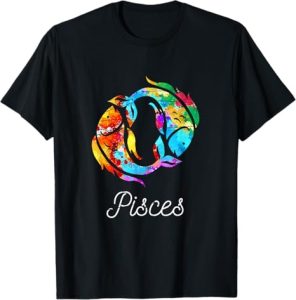Astrology Zodiac Sign Tees - Pisces T-Shirt for men