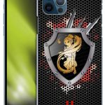 Head Case Designs Aquarius Metal Zodiac Hard Back Case Compatible with Apple iPhone 12 / iPhone 12 Pro - Aquarius Phone Case for men