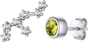 Silvora - Virgo Earrings for men