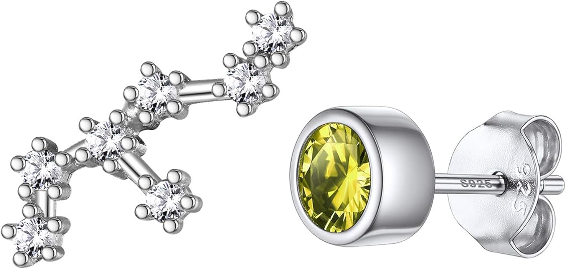 Silvora - Virgo Earrings for men