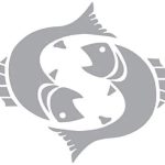 Pisces Zodiac Vinyl Sticker Decals for Car Bumper Window Laptop Tablet Phone (Silver, 4") - Pisces Car Accessories for men