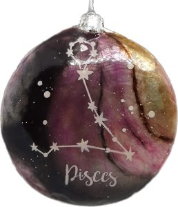 OnHoliday Zodiac Sign Pisces Astrology Christmas Tree Ornament - Pisces for men