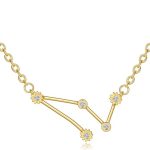 2Pcs Zodiac Necklace for Women 12 Constellation Sign Necklace CZ Astrology Zodiac Star Necklace Birthday Gifts With Message Card Jewelry Clearance - Scorpio Accessories for men