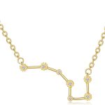 2Pcs Zodiac Necklace for Women 12 Constellation Sign Necklace CZ Astrology Zodiac Star Necklace Birthday Gifts With Message Card Jewelry Clearance - Taurus Products for men