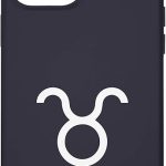 iPhone 12 Pro Max Taurus Zodiac / Black Minimalism Astrology Sign / Taurus Case - Taurus Phone Case for men