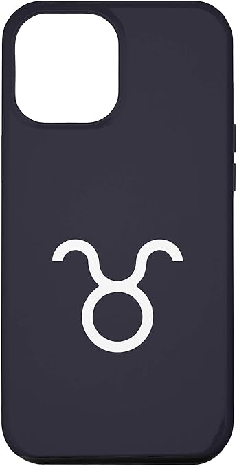 iPhone 12 Pro Max Taurus Zodiac / Black Minimalism Astrology Sign / Taurus Case - Taurus Phone Case for men