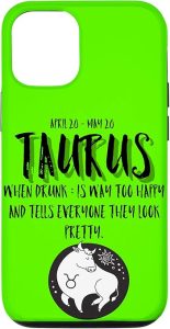 iPhone 12/12 Pro Taurus When Drunk Case - Taurus Phone Case for men