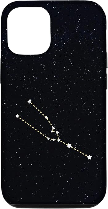 iPhone 12/12 Pro Taurus Constellation Night Stars Zodiac Sign Design Case - Taurus Phone Case for men
