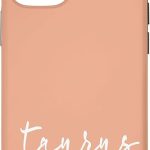 Taurus Zodiac Sign Cute Celestial Horoscope Peach Coral Pink Case for iPhone 12/12 Pro - Taurus Phone Case for men