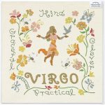 Catstudio Virgo Astrology Fine Art Print - 8x8 | Zodiac Inspired Gallery Wall Art - Virgo Poster for men