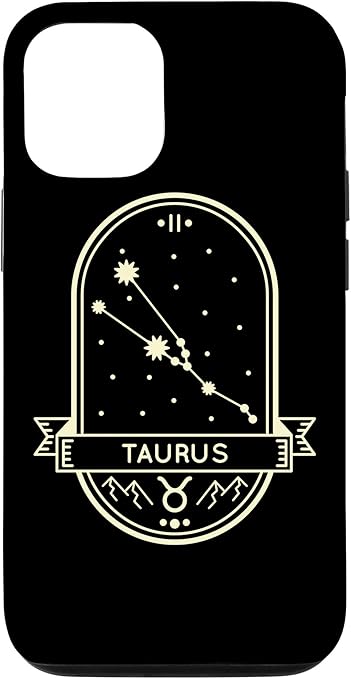 iPhone 12/12 Pro Taurus Zodiac Sign Bull Constellation Astrology Horoscope Case - Taurus Phone Case for men
