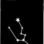 iPhone 11 Taurus zodiac sign astrology constellation black and white Case - Taurus Phone Case for men