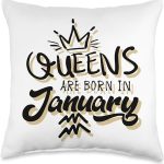 Aquarius Queen Womens 90s Retro Zodiac Sign Astrology Gift Throw Pillow - Aquarius Pillow for men