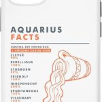 iPhone 12/12 Pro Aquarius Sign Facts Funny Zodiac Symbol Astrology Gift Case - Aquarius Phone Case for men