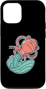 iPhone 12/12 Pro Aquarius Zodiac Sign Horoscope Astrological Signs Birthday Case - Aquarius Phone Case for men