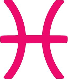 THE BANGLES Pisces Zodiac Signs (Pink) (Set of 2) Premium Waterproof Vinyl Decal Stickers for Laptop Phone Accessory Helmet Car Window Bumper Mug Tuber Cup Door Wall Decoration - Pisces Car Accessories for men