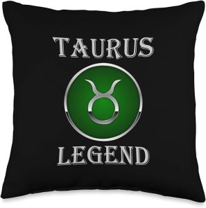 Taurus Star Sign Pillows Taurus Legend Zodiac Astrology Gift Throw Pillow - Taurus Pillow for men