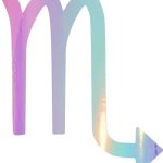 THE BANGLES Scorpio Zodiac Signs (Holographic Opal Purple) (Set of 2) Premium Waterproof Vinyl Decal Stickers for Laptop Phone Accessory Helmet Car Window Bumper Mug Tuber Cup Door Wall Decoration - Scorpio Sticker for men