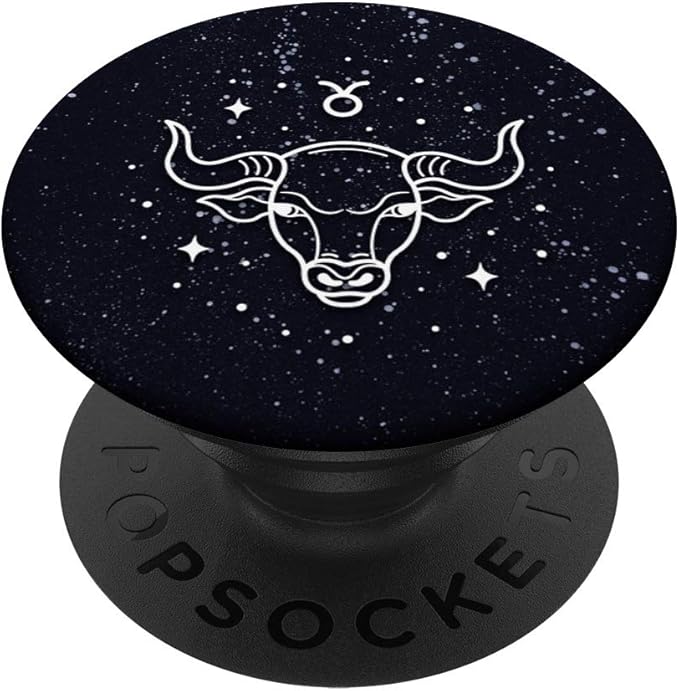 Taurus - Cool Astrological Horoscope Zodiac Sign PopSockets Swappable PopGrip - Taurus for men