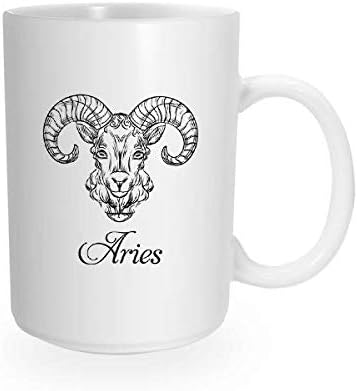 904 Custom Zodiac Coffee Mug | Choose Your Astrological Zodiac Sign (Aries) - Aries Mug for men