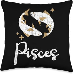 Pisces Zodiac Apparel For Men Women Funny Zodiac Sign Gift Throw Pillow - Pisces Pillow for men