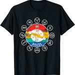 Zodiac Signs For Men Women And Kids - Pisces T-Shirt for men