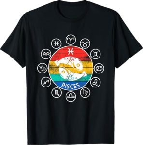 Zodiac Signs For Men Women And Kids - Pisces T-Shirt for men
