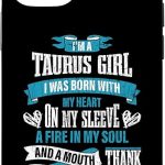 iPhone 12/12 Pro Zodiac Sign Funny I’m A Taurus Girl Graphic Case - Taurus Phone Case for men
