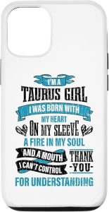 iPhone 12/12 Pro Zodiac Sign Funny I’m A Taurus Girl Graphic Case - Taurus Phone Case for men