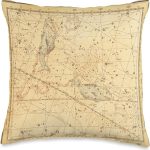 Pisces Zodiac Sign Fish Horoscope Astrology Star Map Throw Pillow - Pisces Pillow for men