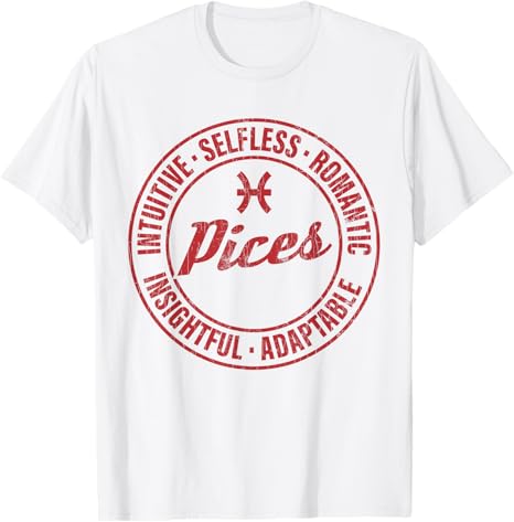Funny Pisces Zodiac Sign Gifts & More - Pisces T-Shirt for men