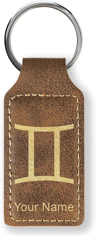 LaserGram - Leo Keychain for men