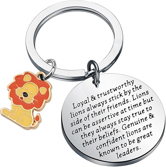 bobauna - Leo Keychain for men