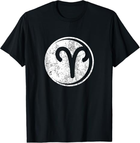 Aries Zodiac Sign March April Birthday Astrology T-Shirt - Aries T-Shirt for men