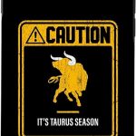 iPhone SE (2020) / 7 / 8 Zodiac Sign Funny Caution It's Taurus Season Graphic Case - Taurus Phone Case for men