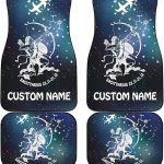 Sagittarius Zodiac Cars Floor Mats, Sagittarius Star Sign Car Mats, Sagittarius Horoscope Mats (with Custom Name, Set of 4) - Virgo Car Floor Mat for men
