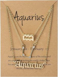 Harry and Henry - Aquarius Necklace for men