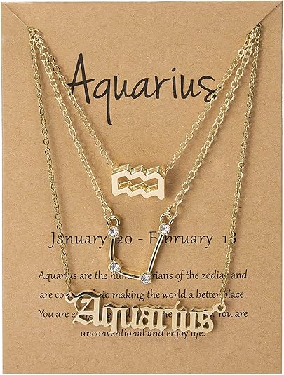 Harry and Henry - Aquarius Necklace for men