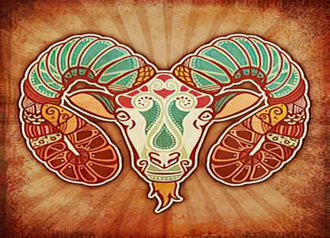 Diamond Painting Birthday Tattoo Grunge Zodiac Aries Sign Ari for Adult Painting Kits Diamond Art Perfect for Home Wall Decor 16"x20" - Aries Canvas for men