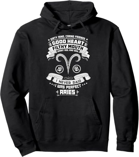 Aries Zodiac Birthday - Horoscope Sign Aries Pullover Hoodie - Aries Hoodie for men